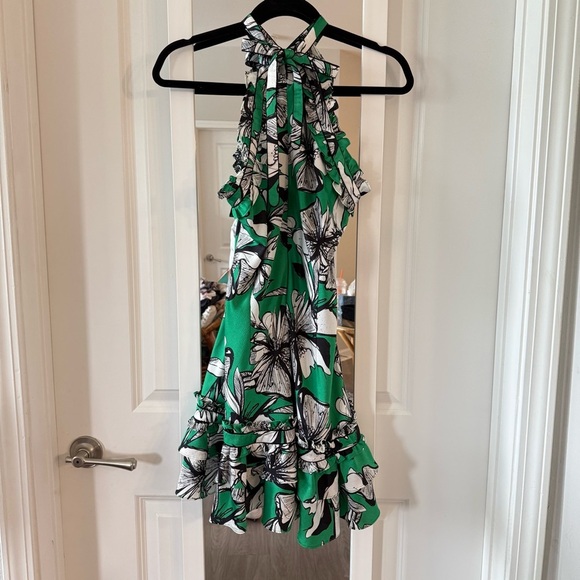 Alexis Erika Dress in Emerald Floral Size Medium - Picture 4 of 7
